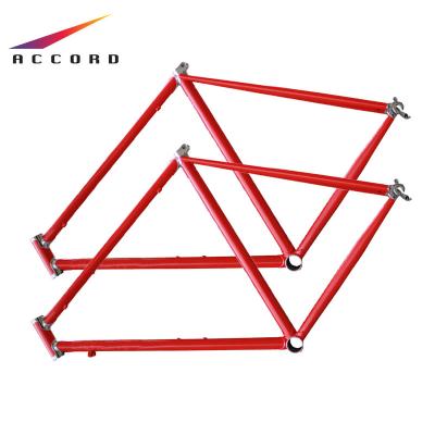 China High Strengh Parts Manufacture Steel Bicycle Road Bike Frame for sale