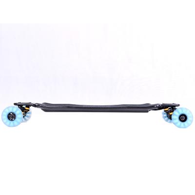 China Wholesale direct drive 50.4V motor fast speed longboard adult electric skateboard with carbon fiber blasted comfortable deck for sale