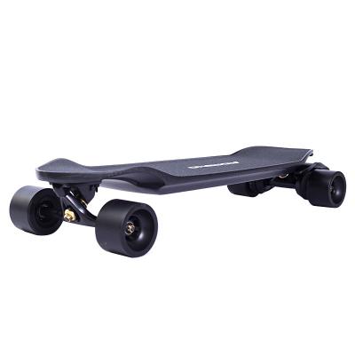 China Adult 2022 the most popular large capacity portable electric skateboard short deck with 3000W belt drive for sale