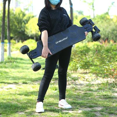 China 4400W Belt Drive Max Speed ​​55kms/h Adult Super Powerful Dural Electric Skateboard With 115mm Rubber Wheels In Hot Sales! for sale