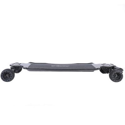 China 2022 Newest Adult Powerful Belt 50.4V 4400W High Speed ​​Dural Motor Electric Skateboard With 115mm Rubber Wheels for sale