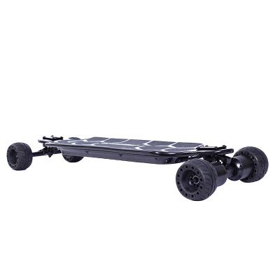 China 2020 adults direct drive 120mm all terrain cloud wheels bamboo deck electric skateboard longboard in hot sales for sale