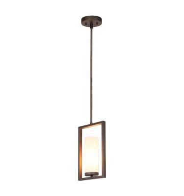 China Modern Easy Assembly Mini Pendant Light Adjustable Hanging Ceiling Light, Dark Bronze Pendant Lighting with Acrylic Shade for sale