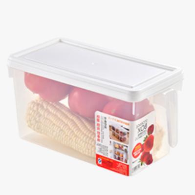 China Modern Wholesale Plastic Organizer Fridge Rack Clear Kitchen Food Storage Box Refrigerator Organizer Box for sale