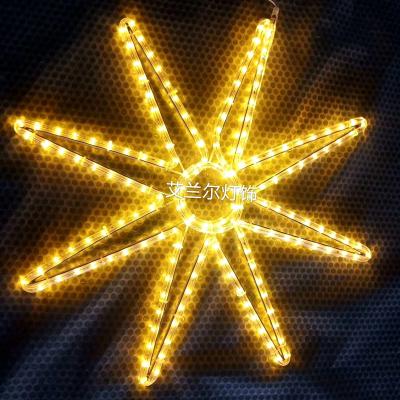 China Handmade Custom Outdoor CE Commercial Standard Outdoor Decoration Street Pole Christmas Led Pattern Lights for sale