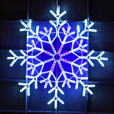 China Handmade Led Snowflakes Pattern Lights For Christmas Decoration Lights Outdoor Led Snowflake Pattern Light for sale