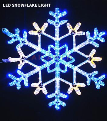 China Street Holiday Christmas Decoration Handmade Outdoor Snowflake Led Projector Lamp Light Led Snowflake Light for sale