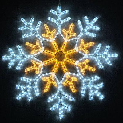 China Handmade Alaner 31 Inch White and Cool Blue LED String Light Snowflake Pattern for sale