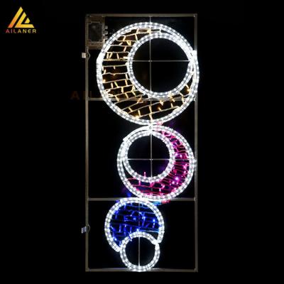 China Handmade Outdoor Christmas For Led Street Pole Santa Claus Motif Light And Christmas Holiday Light 2d 2d Hanging Xmas Decorative for sale