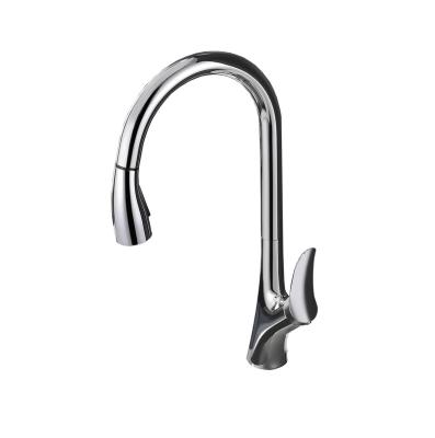 China Sense Faucets 9942 Digital Display Pull Out Single Handle Kitchen Faucet for sale