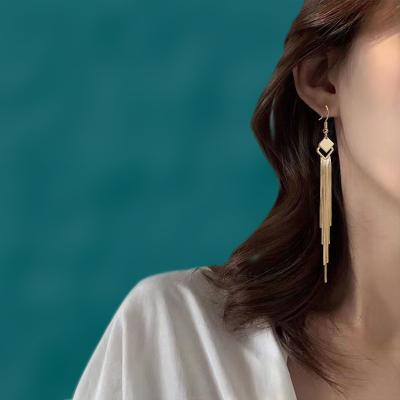 China Fashion S925 Long Tassel Earrings Chain Earrings for Women for sale