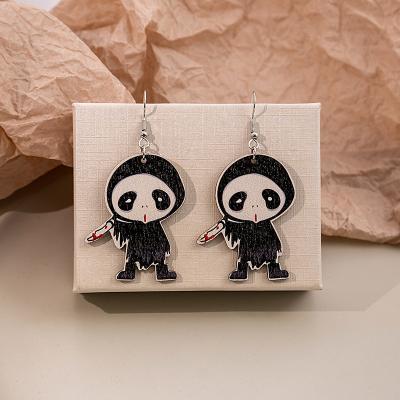 China Halloween Earrings Cartoon Halloween Earrings Wacky Personality Ghost  Earrings for sale