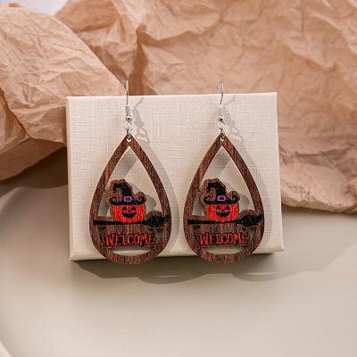 China Halloween Earrings Cartoon Halloween Pumpkin Earrings Funny Personality Earrings for sale