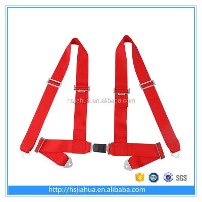 China For most racing seat or other type vehicles 2 inch 3 point head type and polyester/steel/plastic, polyester material 4 point sport car racing harness for sale