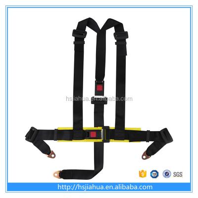 China For most racing seat or other type vehicles 2 inch 3 point head type and polyester/steel/plastic, polyester material 4 point sport car racing harness for sale