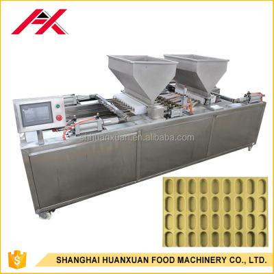 China Full Set Automatic Cake Production Machine Sweet Cake Line Double Taste Lines for sale