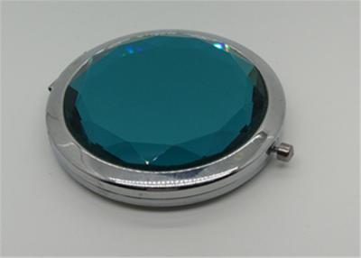 China Crystal Metal Cosmetic Mirror / Pocket Mirror / Compact Mirror For Hair Accessory for sale