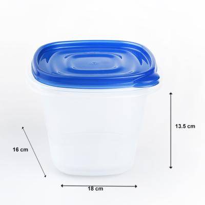 China 56oz 1600ml Food Bowl Microwavable Wholesale Warmer Disposable Clear Plastic Food Container for sale