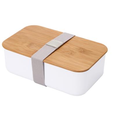 China Freshness Preservation Amazon Hit Plastics Storage Boxes With Lid Food Container With Bamboo Cutlery for sale