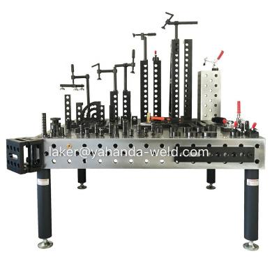 China Economic Toughness And Strong Welding 3D Table With Clamping Tools for sale