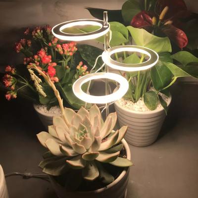 China Other Angel Three Ring Grow Light DC5V USB Phytolamp For Plants Led Full Spectrum Lamp For Home Flower Succulet Seedlings Indoor Plant for sale