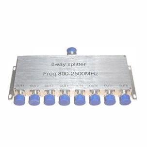 China 140x85x20 mm 8-wegsplitser 800-2500MHZ 50Ω I/O-impedantie Te koop