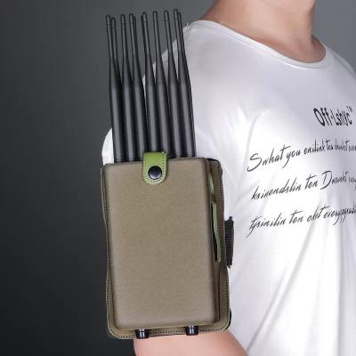 China 28 Bands Handheld Cell Phone Jammer WIFI GPS UHF VHF 315 433 12 maanden garantie Te koop