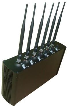 China Adjustable Mobile Phone Remote Control Jammer / Blocker For School EST-505F for sale