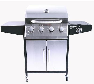 China Easily Assembled Outdoor Commercial Balcony Smokeless BBQ Grill Stainless Steel Rotary Portable Gas Grill for sale