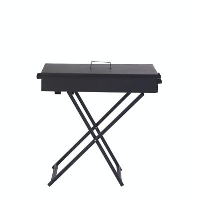 China Easily Assembled Folding Legs OEM Charcoal BARBECUE Grill X Type BBQ Grills Top Rated Boxes Portable BBQ Grills for sale