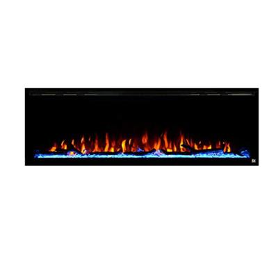 China Household hot sale 9 colors flame 40 inch crystal insert electric fireplace heater for home. for sale