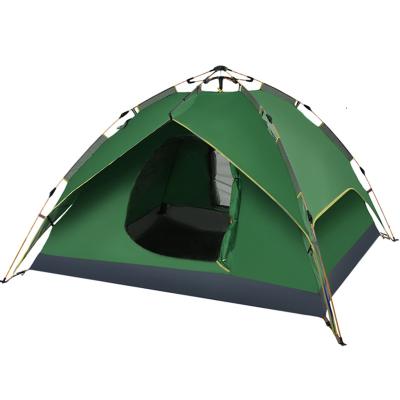 China Diagonal Bracing Type - 2 - Layered Tents Outdoor Camping Outdoo Tents Camping For 3-4 People Automatic Tents for sale