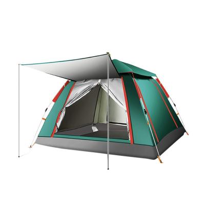 China Durable Outdoor Beach Camping Tent 3-4 Persons Automatic Camping Tents Thickened Field Rain Storm Tents for sale