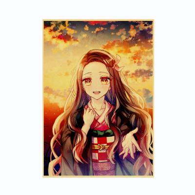 China Eco-Friend Promotion Art Custom Size Girls Anime Cartoon Character Decoration Wall Digital Poster Print for sale