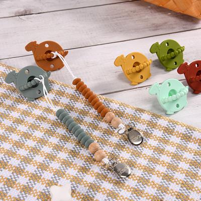 China BPA free baby pacifier colorful animal shapes reusable silicone pacifier baby pacifier BPA free silicone for sale