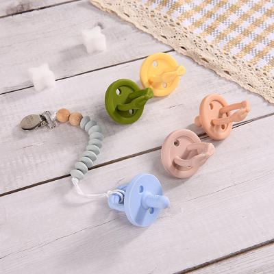 China BPA Free Design Unique Colorful Nipple Silicone Baby Safety Reusable Pacifier BPA Free for sale