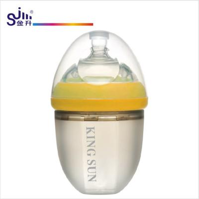 China Manufacturer 160ml Manufacturer 160ml Baby Food Grade Silicone Baby Bottle Food Grade Babybottle BPA Free Wide Mouth Baby Bottle Anti Colic for sale