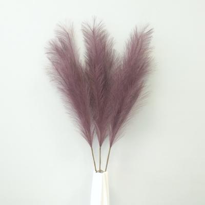 China Environmental protection 100cm green grape purple classic artificial pampas grass for home decoration for sale