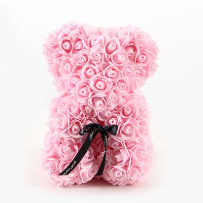 China Wholesale Artificial Mother's Day Girlfriend Gifts From Current Popular And Best Quality Foam/PE Rose Bear For Modern Wedding Valentines Day for sale