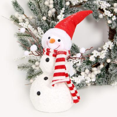 China Green Hanging Plush Santa Claus Family Holiday Decoration Environmental Protection Christmas Tree Gnomes Doll Ornaments Pendant for sale