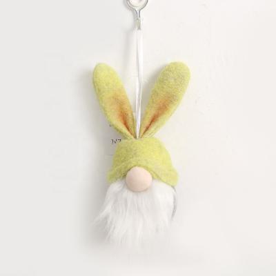 China Wholesale Green Environmental Protection Handmade Easter Pendant Bunny Gnomes Ornaments Set Gnome Supplier for sale