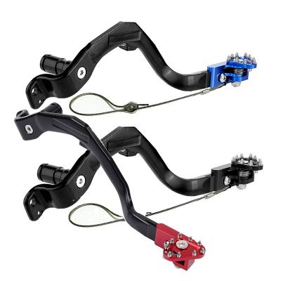 China CNC Aluminum For Rally CRF 300L CRF 300 L Motorcycle Accessories Foot Brake Pedal Honda CRF300L CRF300 Rear Lever Peg Adapter Rod Protector for sale