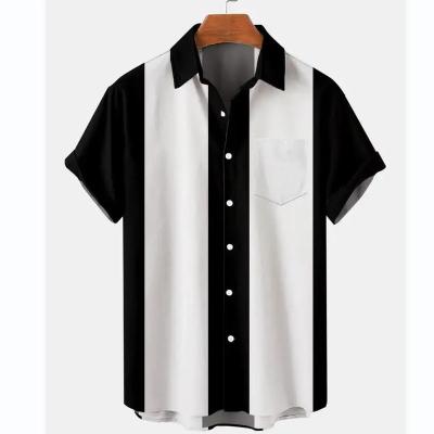 China Anti-pilling Men Summer Cool Pocket Beach Shirts Wholesale Summer Shirts OEM Service Custom Printing Casual Men Clothing for sale