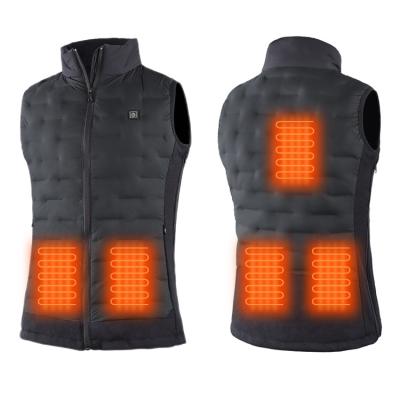 China Anti-wrinkle Rechargeable Heated Vest Waterproof Outdoor Work Keep Warm 5V USB Heated Vest For Camping Hiking Fishing for sale