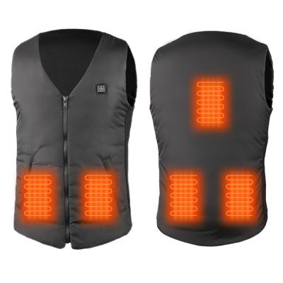 China Anti-wrinkle New Product 5 Heat Zones Rechargeable Heating Vest For Outdoor Winter Winter Keep Warmth Heating Vest For Work And Daily Life for sale