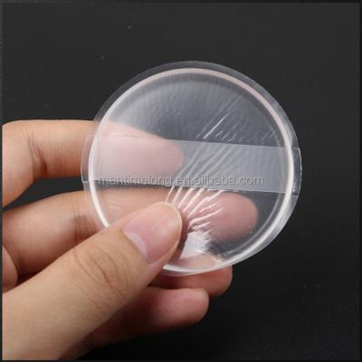 China Fashion And Practical Transparent Silicone Puff Makeup Puff PU Beauty Tools for sale