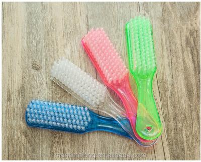 China Crystal Handle White Nylon Yarn Cleaning Brush Viable Plastic Household Cleaning Tools and Accessories for sale