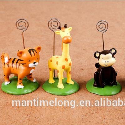 China China Creative Cute Animal Shape Message Clip Note Holder Name Card Holder Photo Folder Desktop Decoration for sale