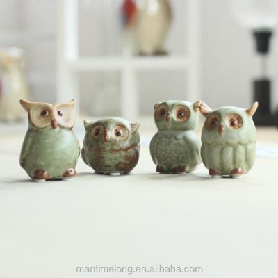 China It is small desktop decorations. Creative home decoration home decoration shape owl modern home items for sale