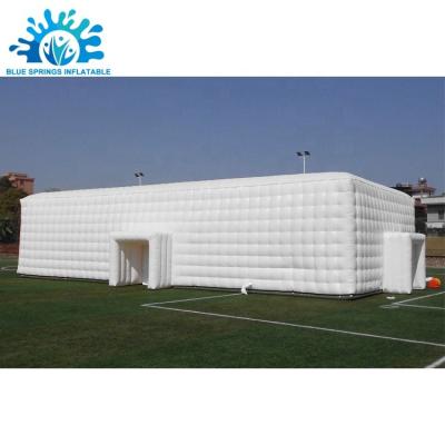 China Ourdoor Advertising/Event/Race Blue Springs Inflatable Lawn Tent, Inflatable Cube Tent For Event for sale